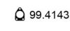 ASSO 99.4143 Gasket, exhaust pipe